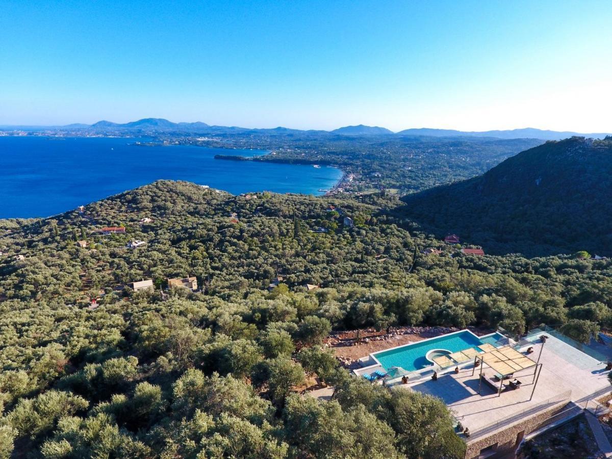 Summerwine Luxury Villa Sea View Private Pool Spartylas Esterno foto