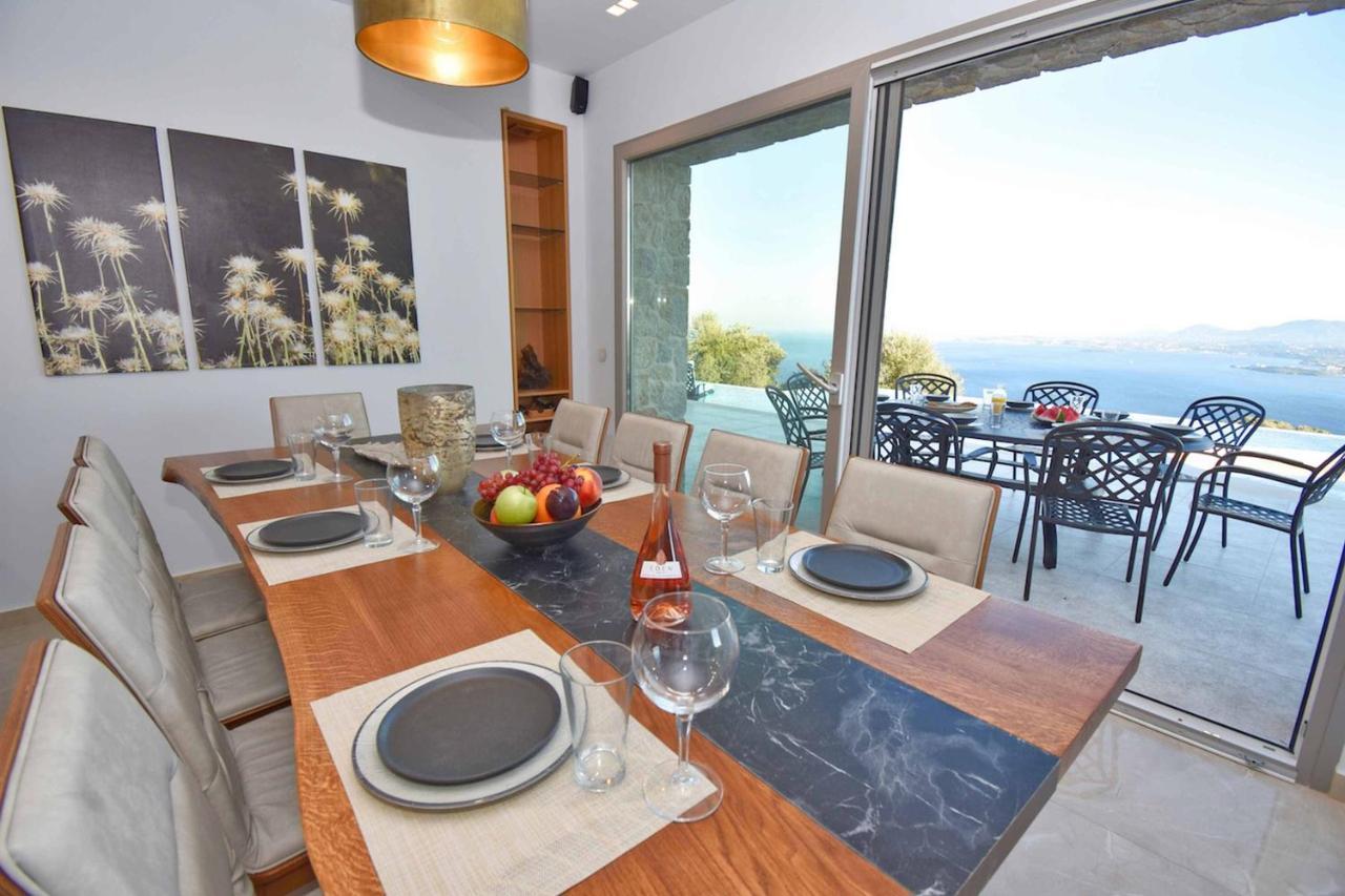 Summerwine Luxury Villa Sea View Private Pool Spartylas Esterno foto