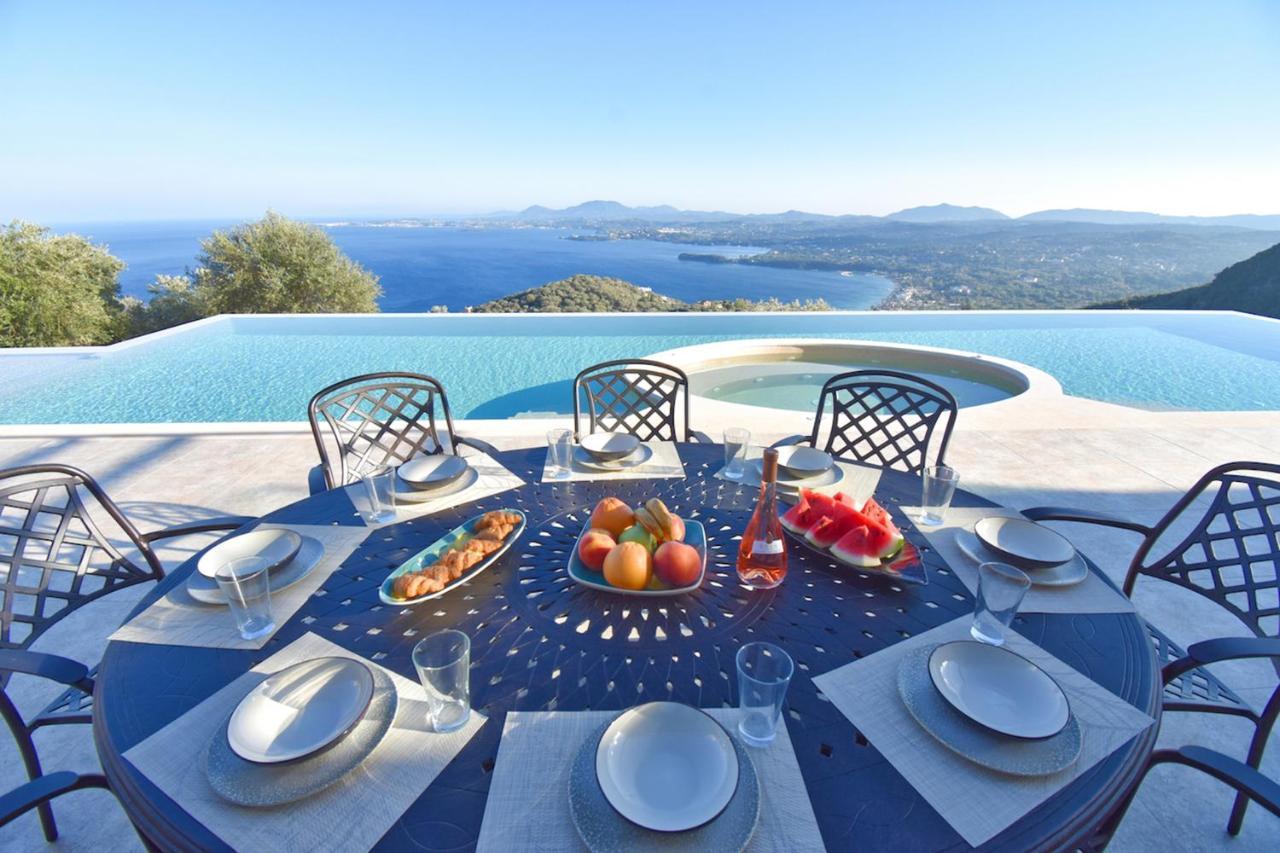 Summerwine Luxury Villa Sea View Private Pool Spartylas Esterno foto