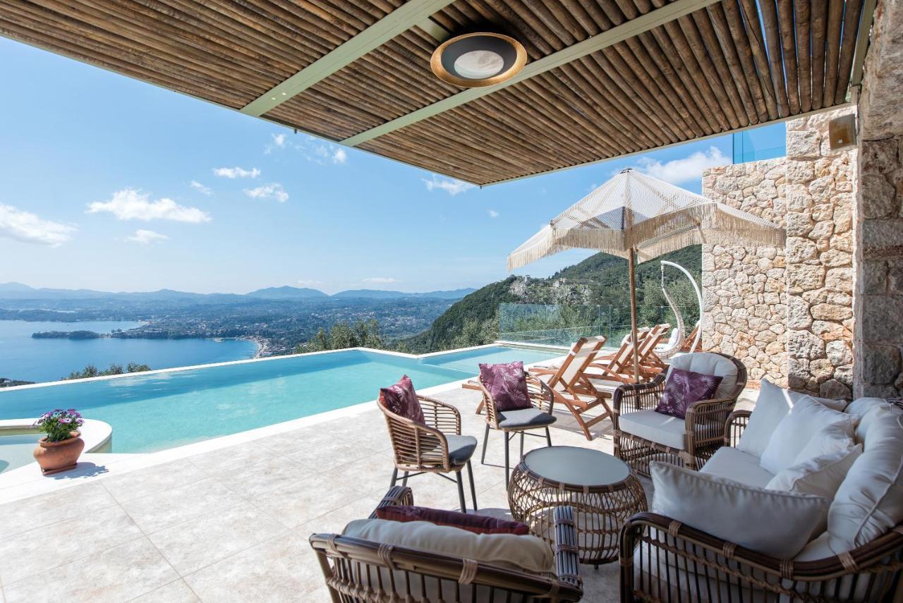 Summerwine Luxury Villa Sea View Private Pool Spartylas Esterno foto
