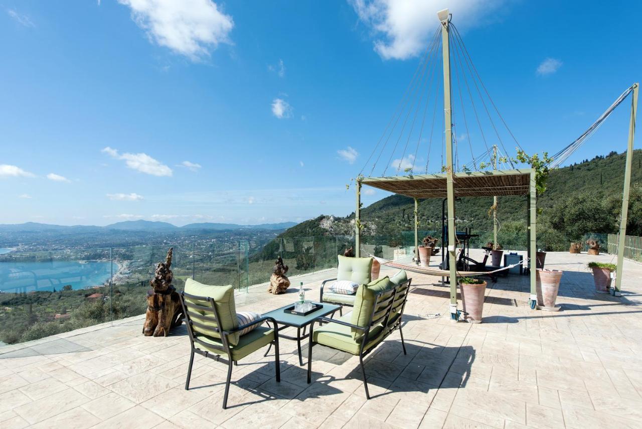 Summerwine Luxury Villa Sea View Private Pool Spartylas Esterno foto