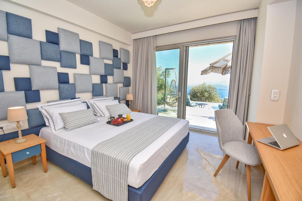 Summerwine Luxury Villa Sea View Private Pool Spartylas Esterno foto