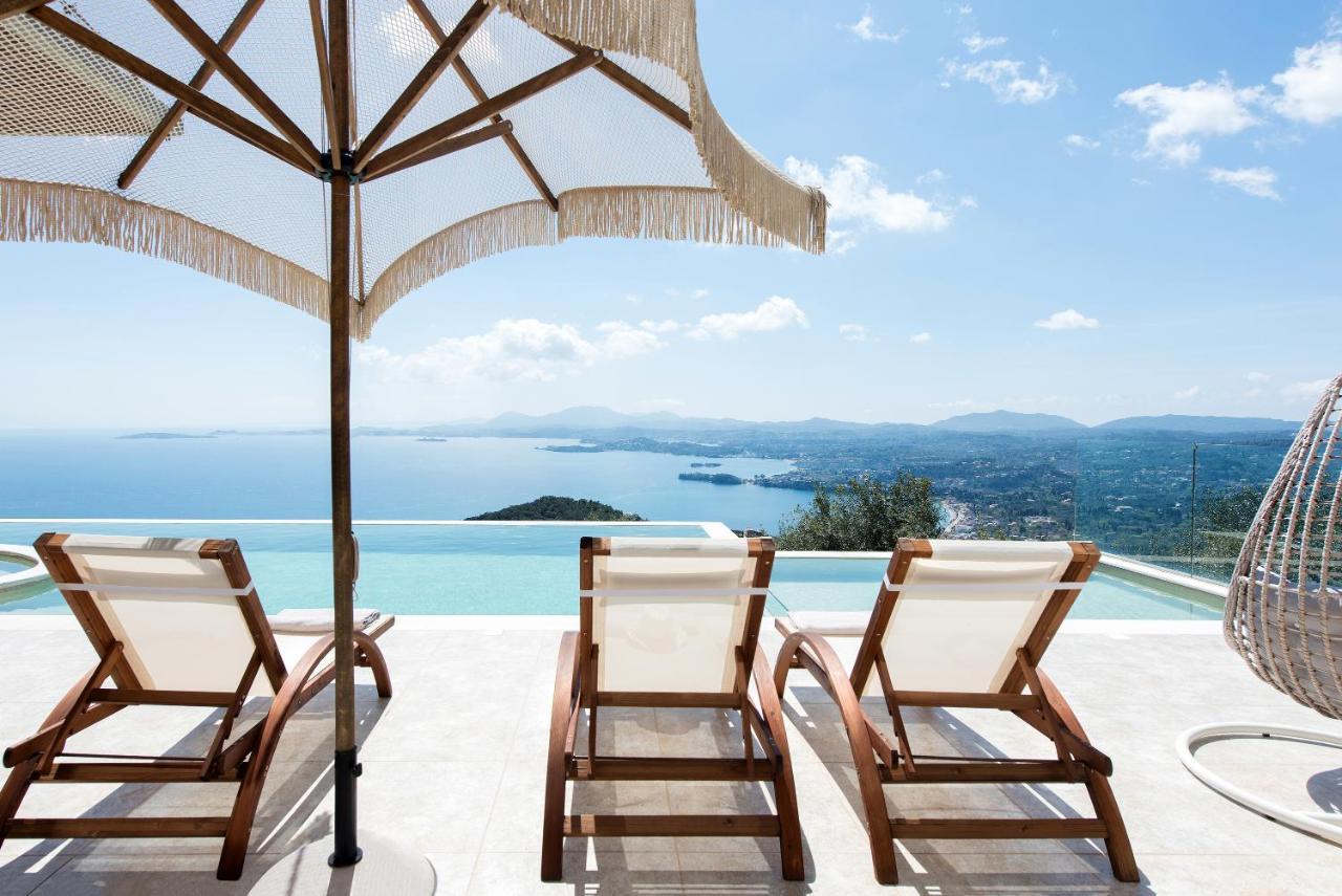 Summerwine Luxury Villa Sea View Private Pool Spartylas Esterno foto