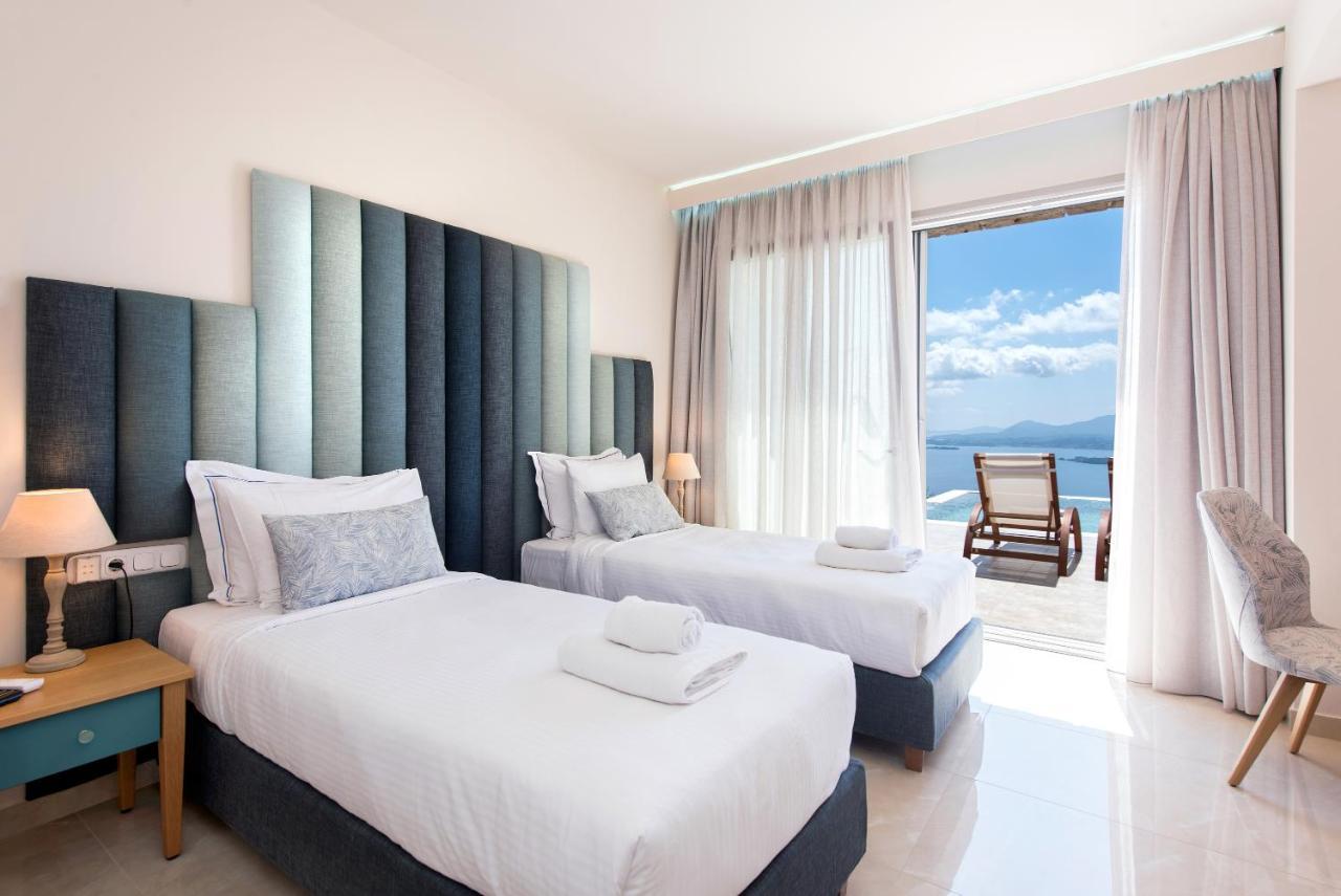 Summerwine Luxury Villa Sea View Private Pool Spartylas Esterno foto